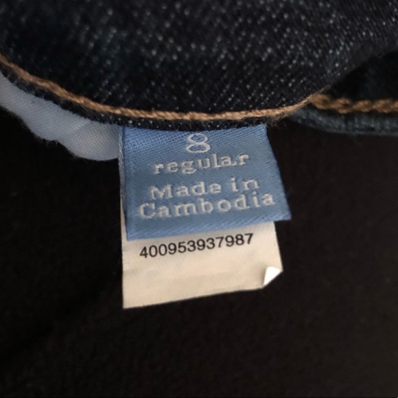 SimplyVera Vera Wang Jeans: Bootcut, MidRise, Sz 8 - Picture 7 of 8